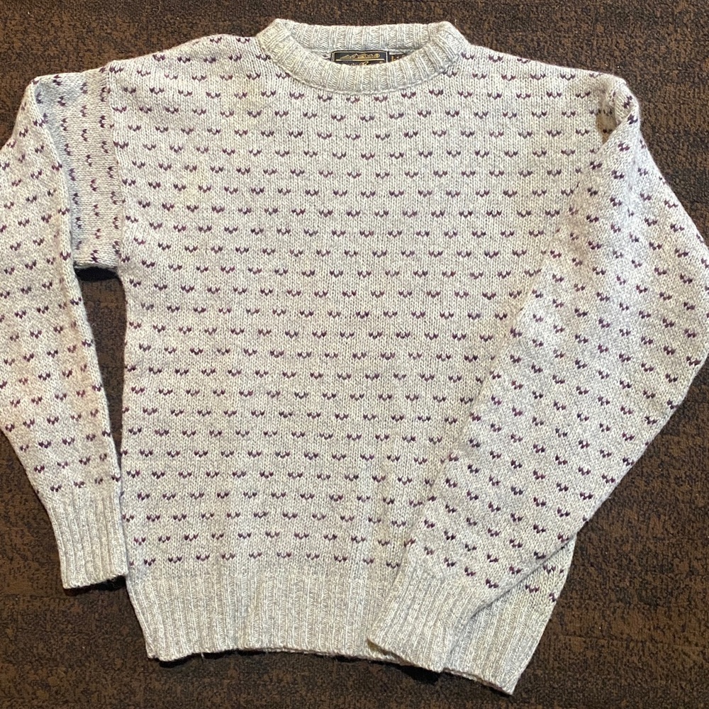 Men’s Vintage Eddie Bauer Wool Ski Sweater